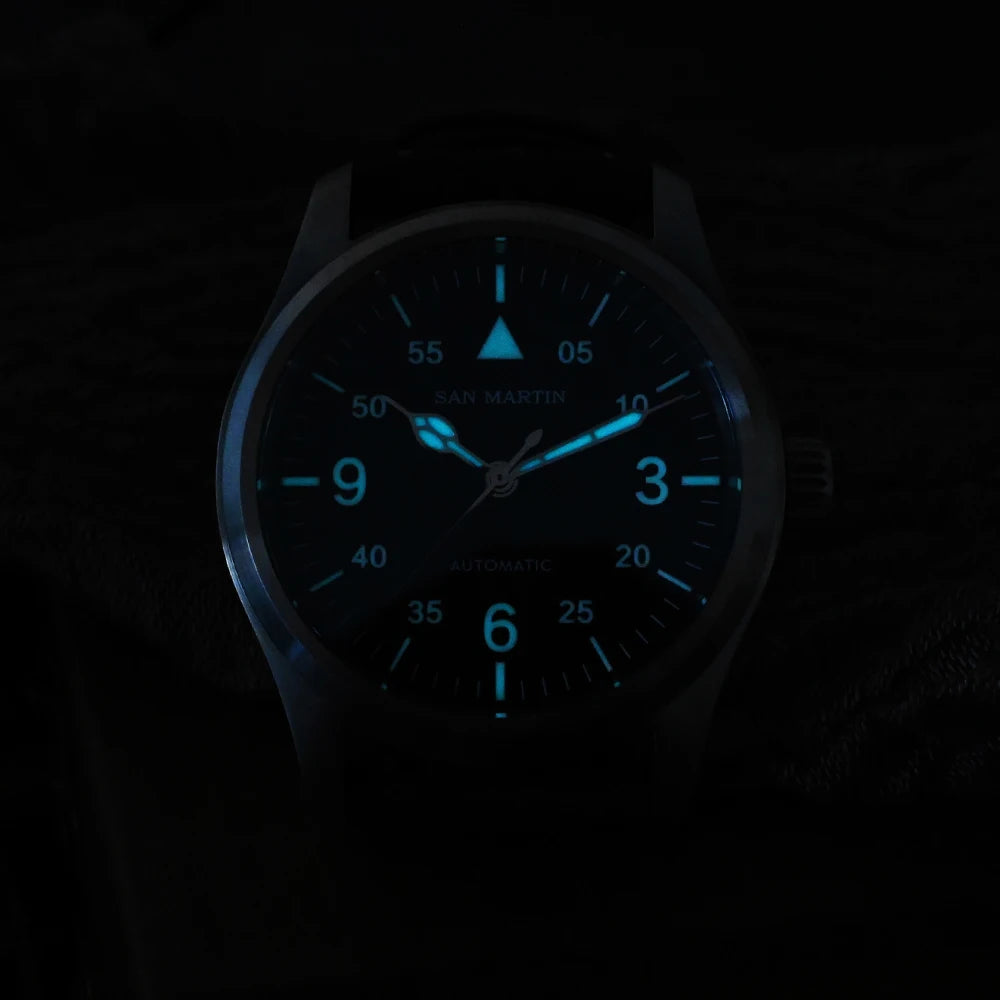 San Martin Pilotenuhr SN0034G-B1