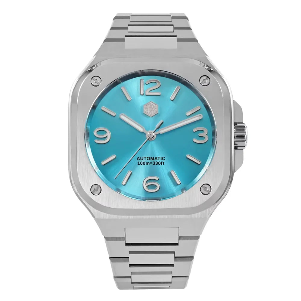 San Martin SN0074 Sportuhr Sunray Hellblau Variante