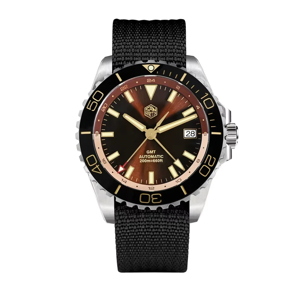 San Martin SN0136 Emaille Braun Nylon