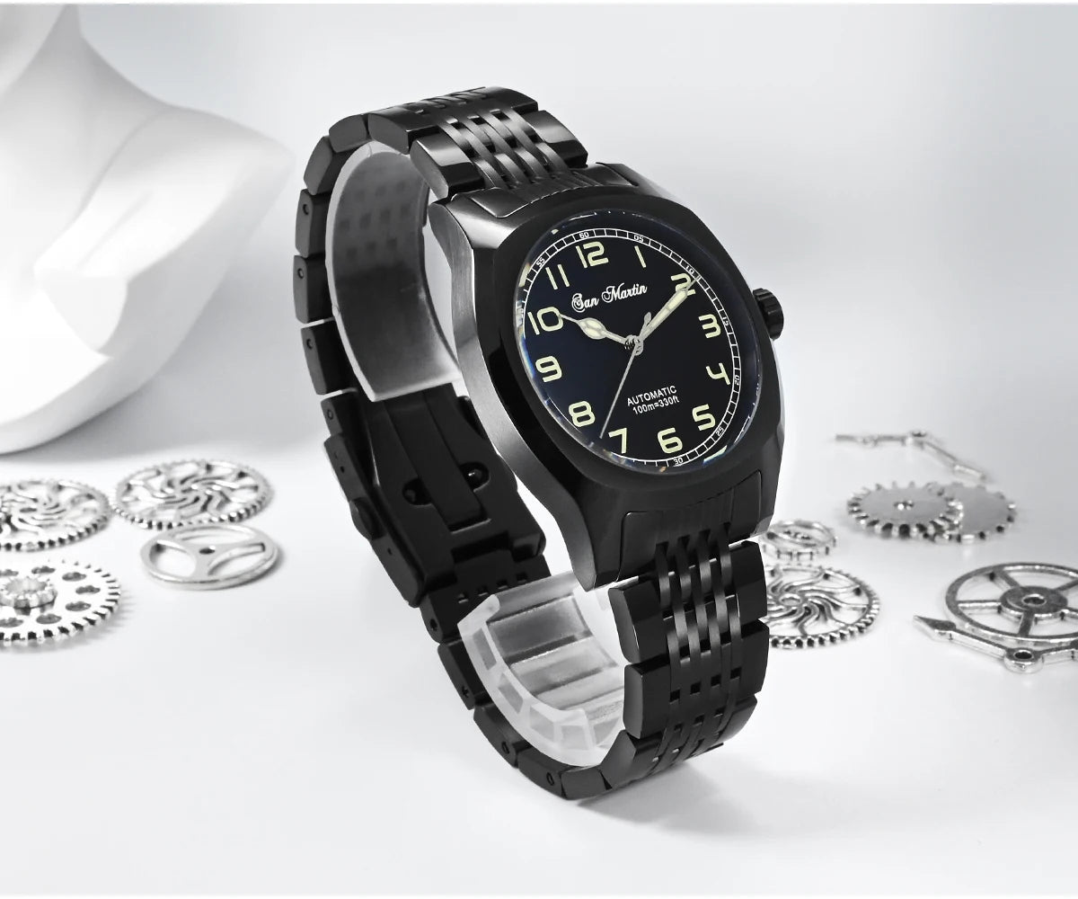 San Martin SN0026 DLC Schwarz Frontalansicht