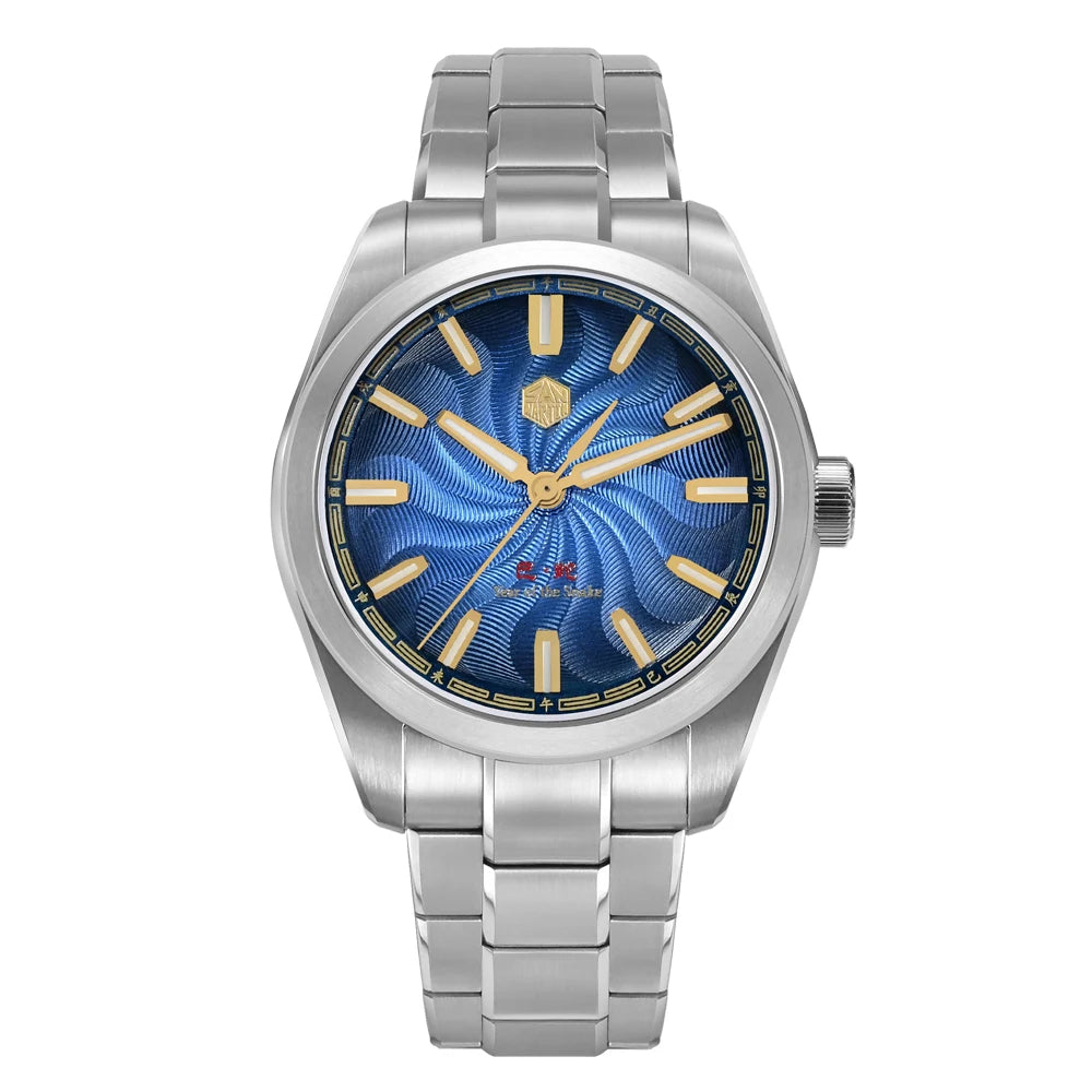 San Martin Guilloché Blau