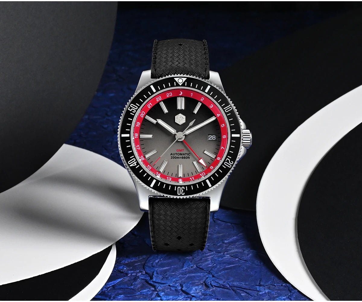 San Martin SN0119 GMT Taucheruhr