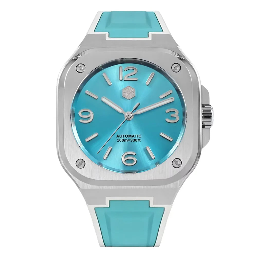 San Martin SN0074 Sportuhr Hellblau Variante