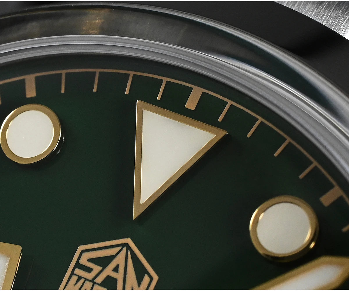 San Martin BB36 Taucheruhr Lünette Detail