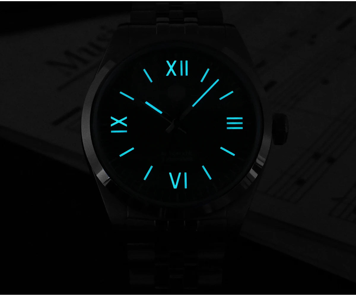 San Martin SN0050 Kleideruhr Lume Leuchtaufnahme