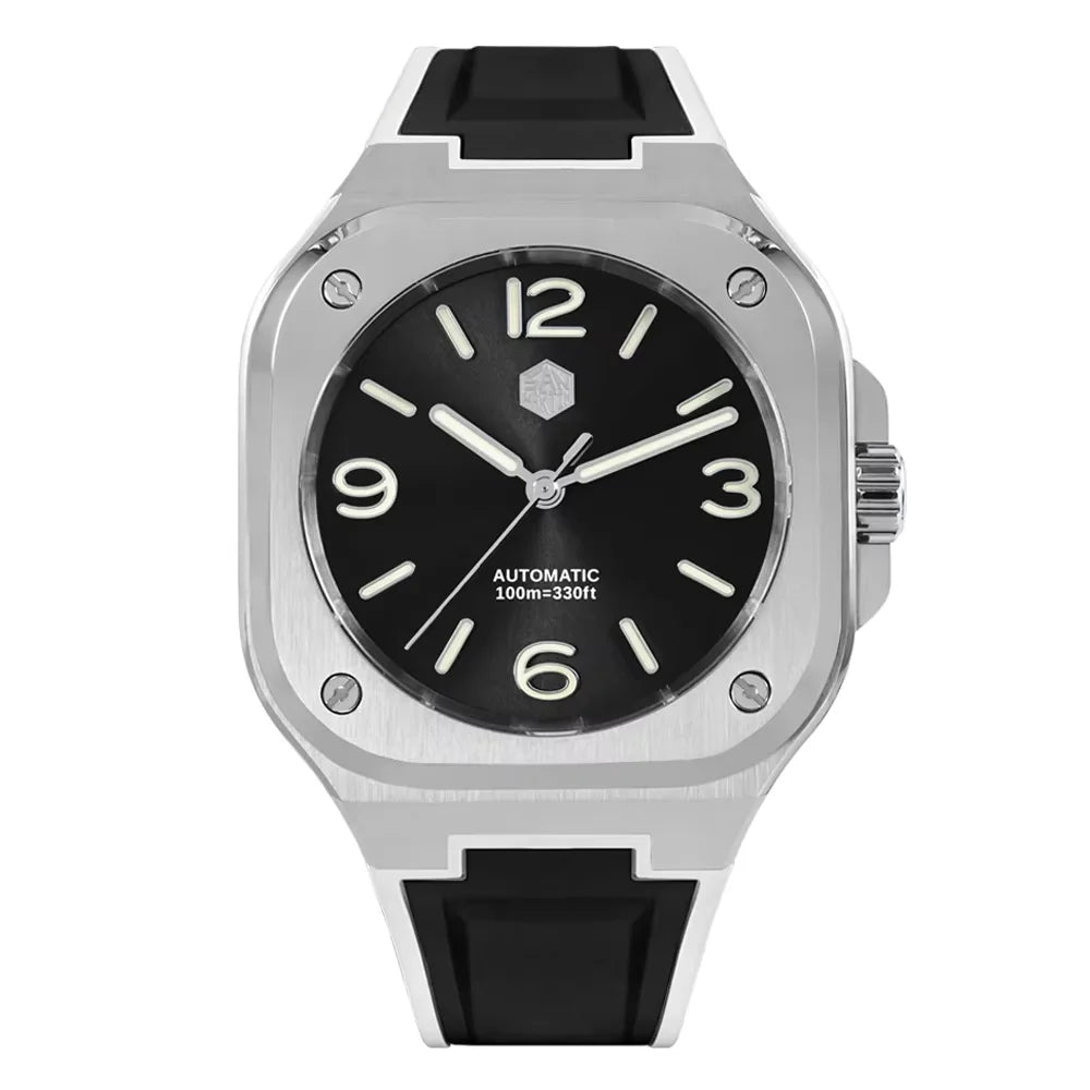 San Martin SN0074 Sportuhr Schwarz Variante