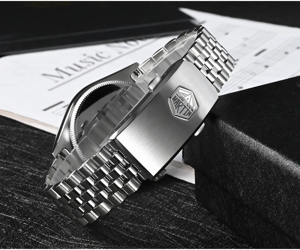 San Martin SN0050 Kleideruhr Gehäuseseite