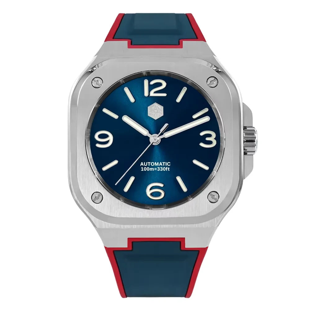 San Martin SN0074 Sportuhr Blau Variante