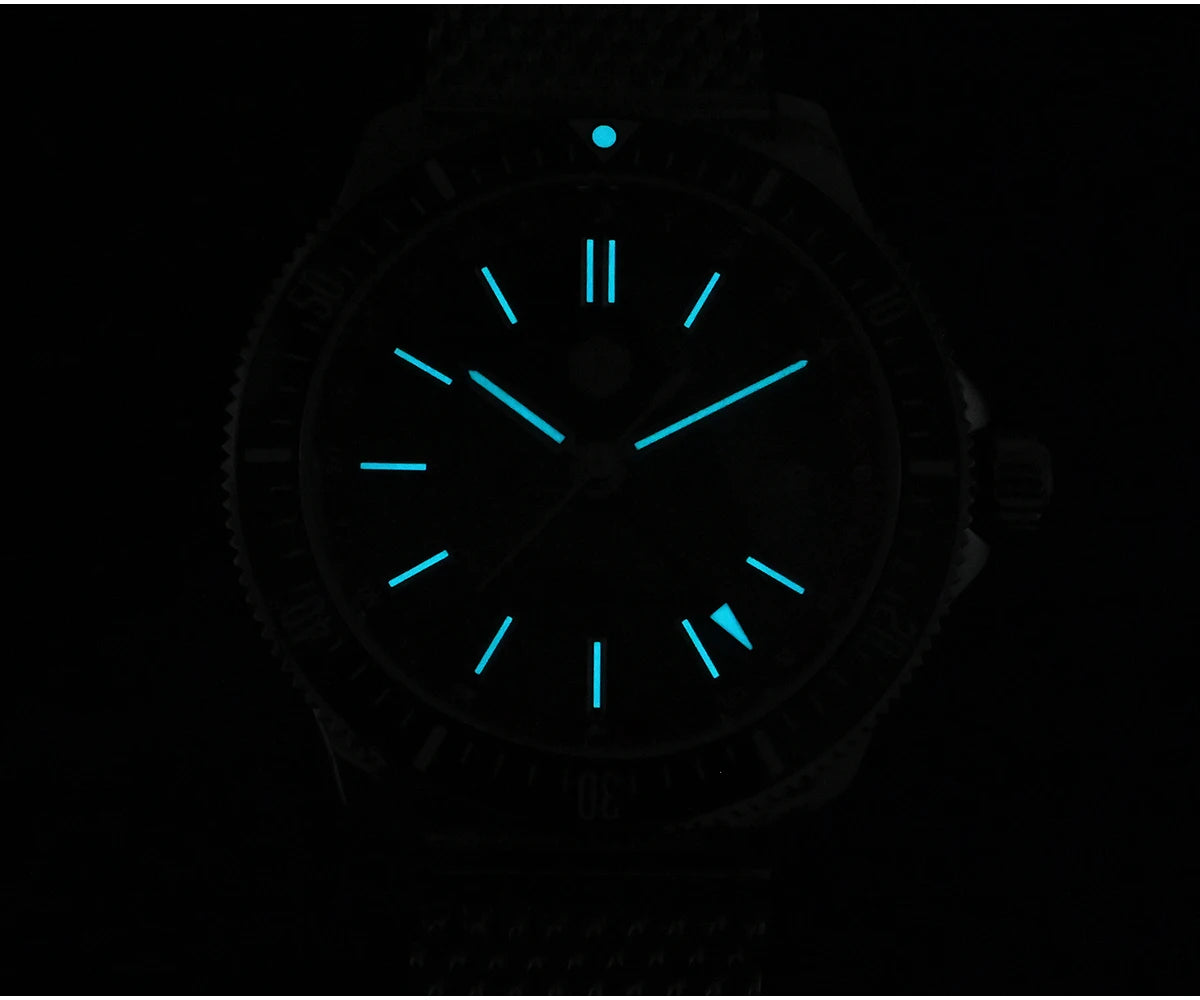 San Martin SN0119 GMT Taucheruhr Lume