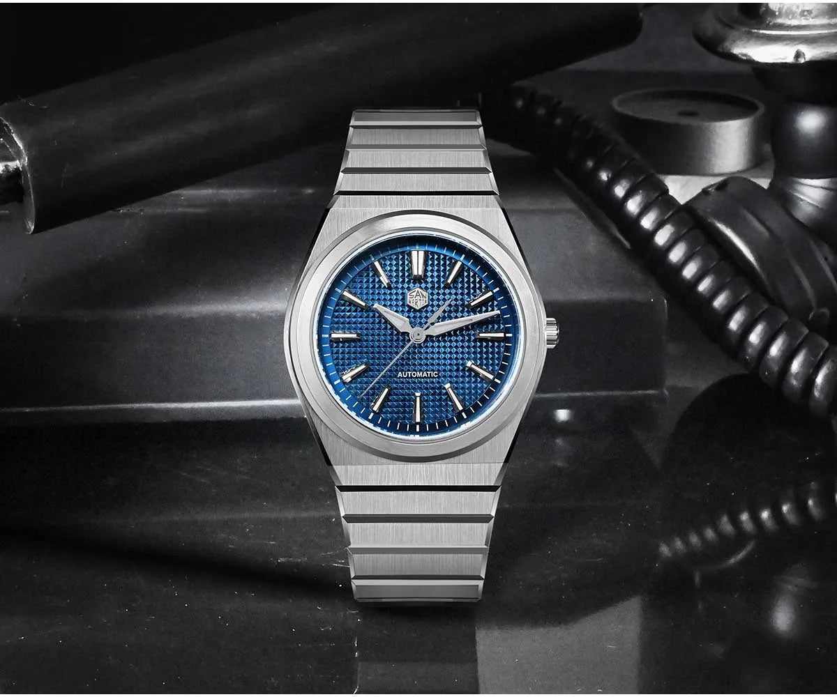 San Martin SN0152 Blau Waffel Frontansicht