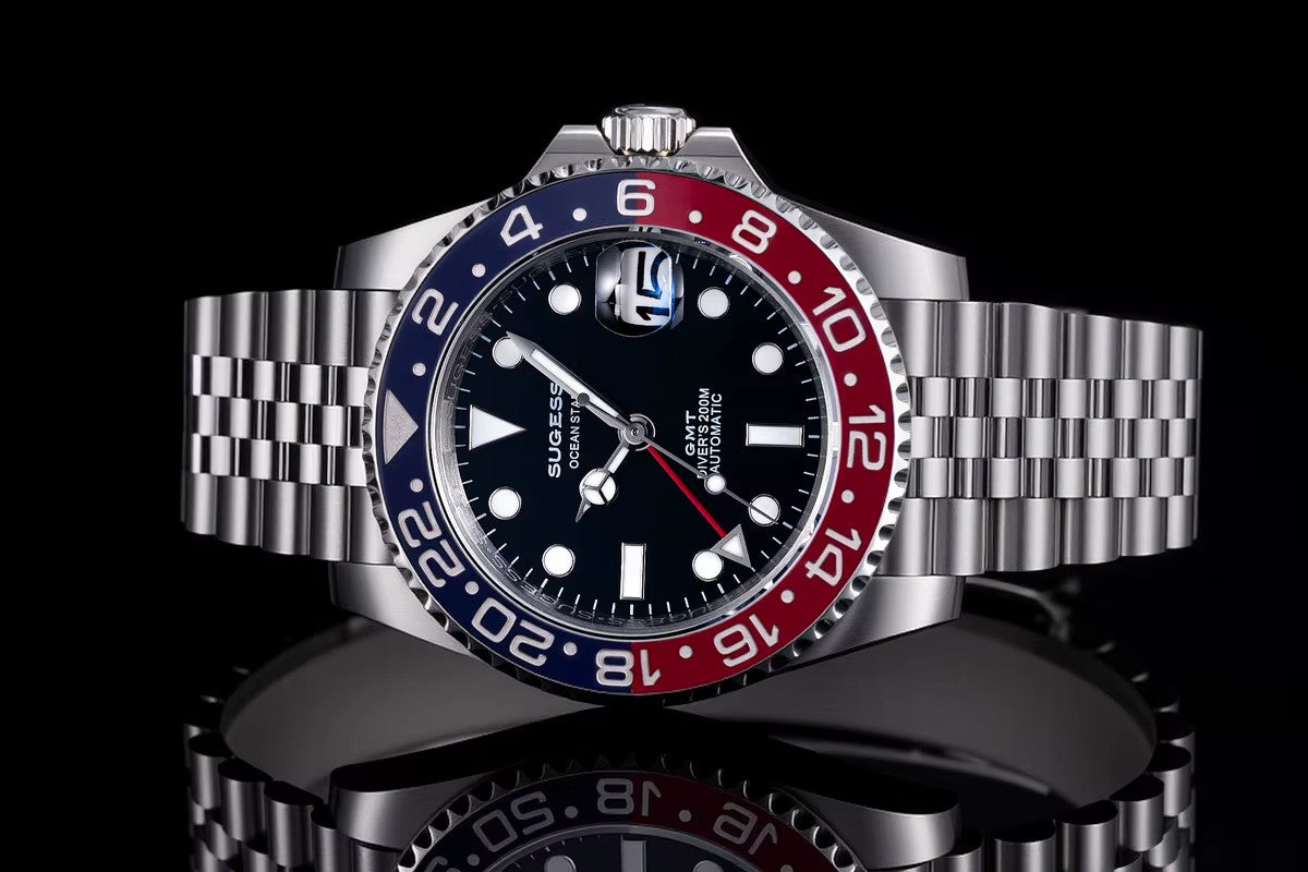 Sugess GMT-Taucheruhr