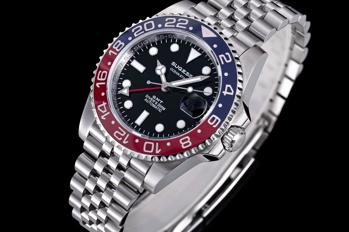 Sugess GMT-Taucheruhr